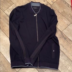 Ted Baker Navy zip up Large